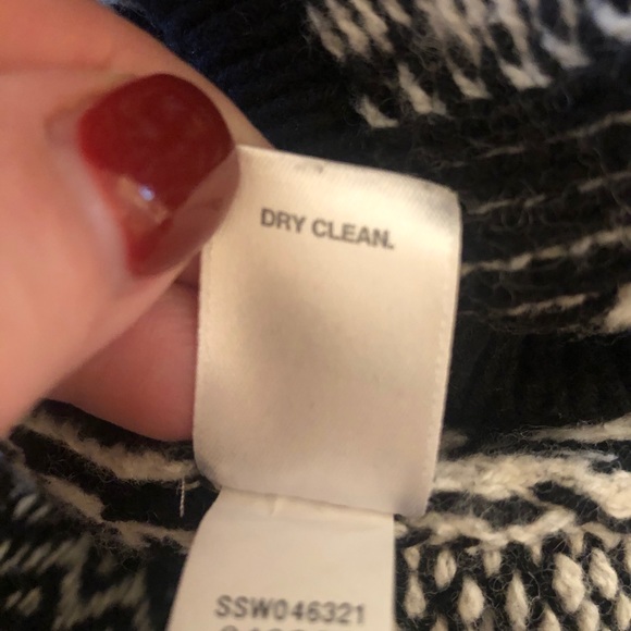 J.Jill Black and Cream Long Sweater - Picture 6 of 6